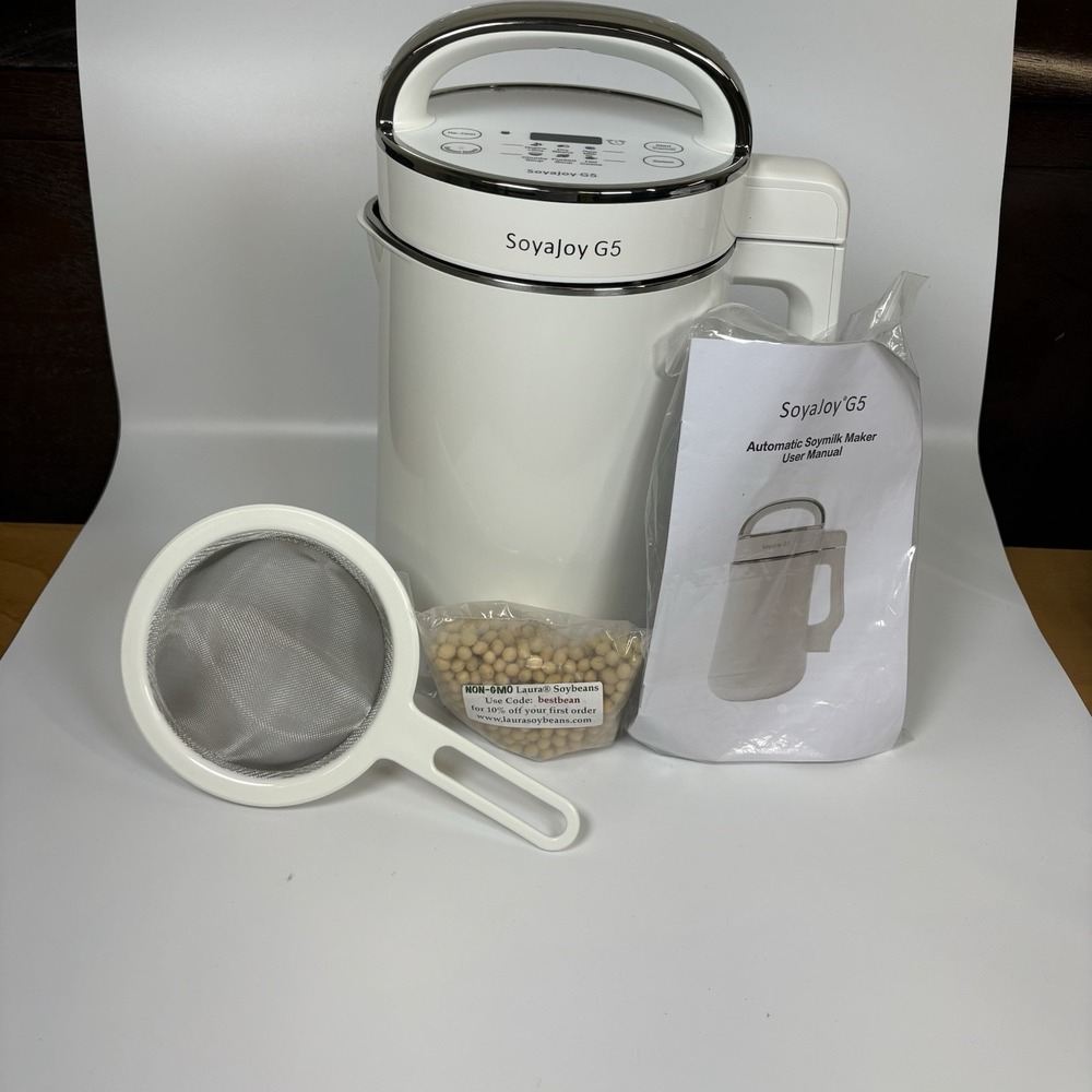 SoyaJoy G5 Automatic Soy Milk Maker Sanlinx Nut Milk Soup Porridge New Open Box